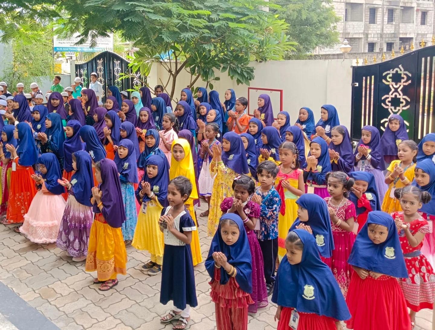 Students engaged in activities